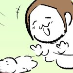 赤ちゃんの笑いの合格音、今日も鳴りました