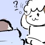 お風呂ママが髪の毛を洗っていて、その様子を7ヶ月ぷにみがバスチェアに座ってみているサムネ